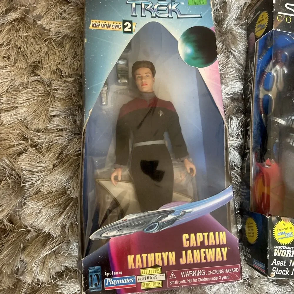 Three Vintage Star Trek Very Rare Characters Lot Of 4 Collection